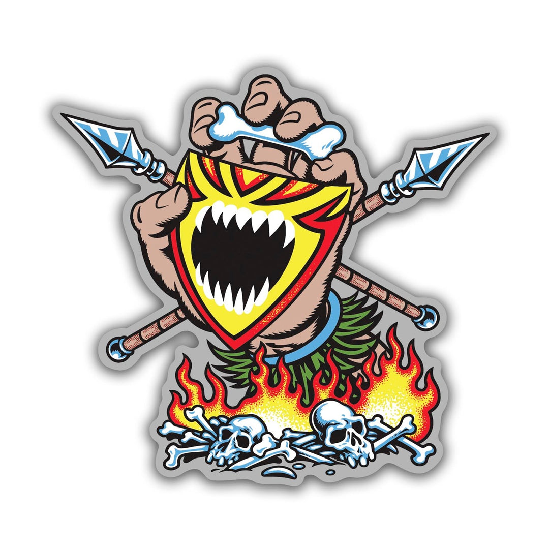 SALBA SCREAMING WITCH DOCTOR 4.5inch スケートボード スケボー ステッカー シール