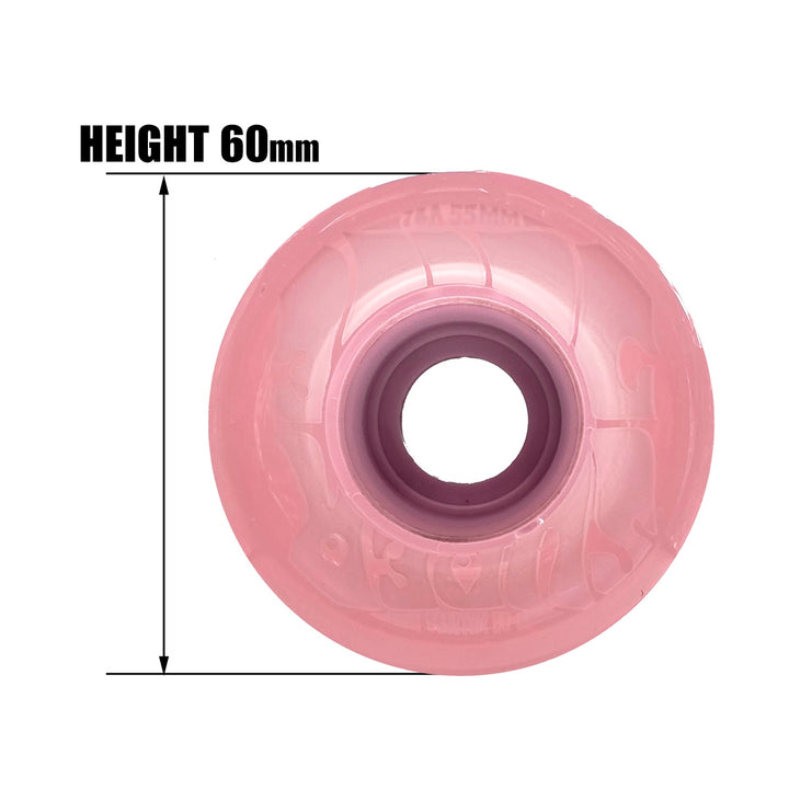 OJ SUPER JUICE BUBBLE GUM TRANS PINK 60mm 78a スケートボード スケボー ウィール