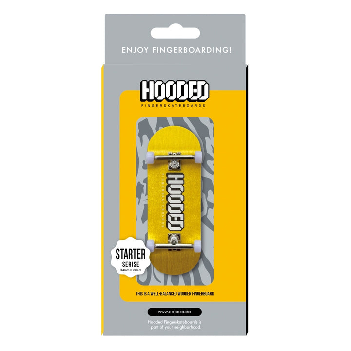 【指スケ】HOODED STARTER COMPLETE フィンガースケートボード (GOLDEN-YELLOW)