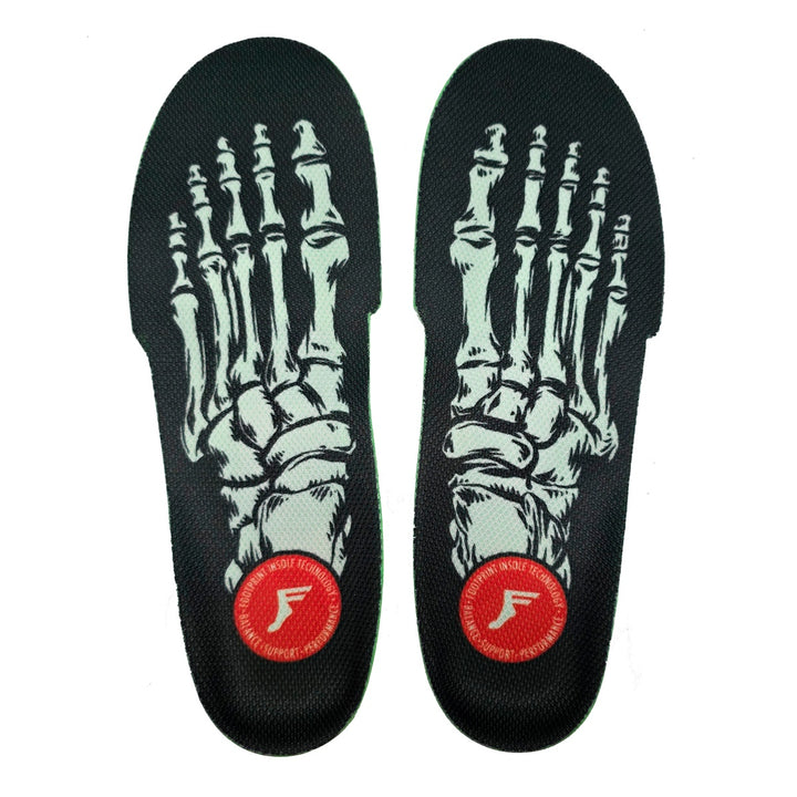 KING FOAM KINGFOAM ORTHOTICS SKELTON BLACK スケートボード スケボー インソール 中敷き