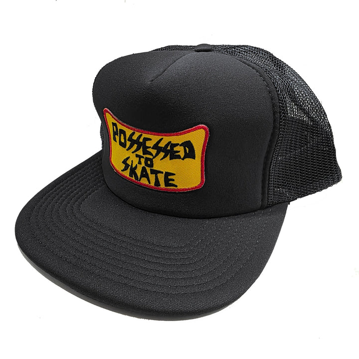 SUICIDAL POSSESSED TO SKATE PATCH MESH HAT BLACK スケートボード スケボー キャップ メンズ アパレル 帽子