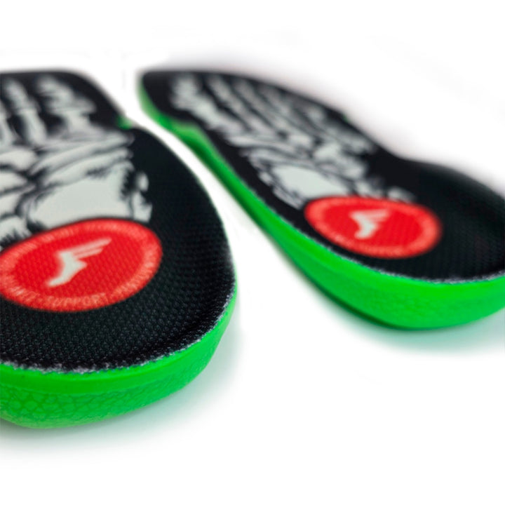 KING FOAM KINGFOAM ORTHOTICS SKELTON BLACK スケートボード スケボー インソール 中敷き