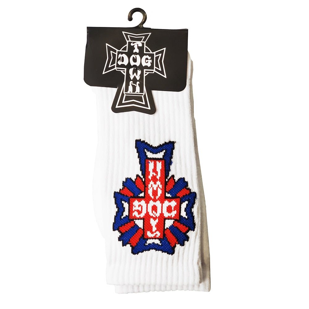 CREW SOCKS COLOR CROSS LOGO U0617-C01S01